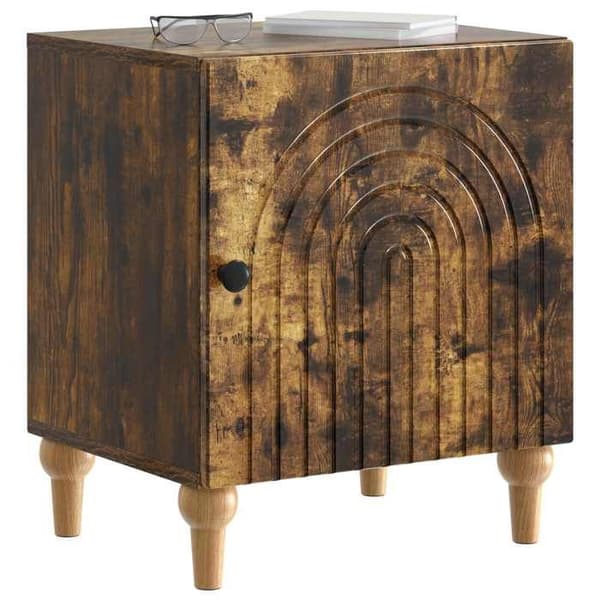 Maison Exclusive - Natbord Røget eg 43 x 34,5 x 50 cm
