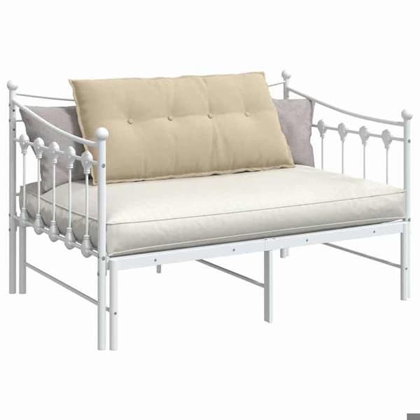 Maison Exclusive - Rygpude Creme 100 x 50 cm Mikrofiberstof