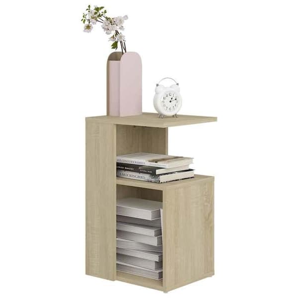 Maison Exclusive - Sidebord Egetræ sonoma 36x30x56 cm Ingeniørtræ