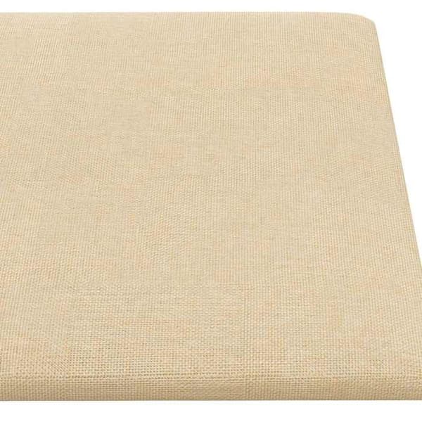 Maison Exclusive - Væghovedgærde 12 pc 60 x 30 cm Creme stof