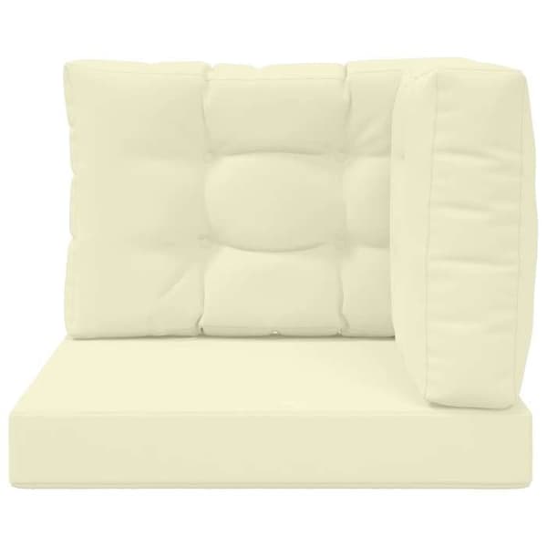 Utomhus soffkudde - EXKLUSIV HEM - 60x60 cm - Polyesteröverdrag - Skumfyllning - Dragkedjeöverdrag Grädde