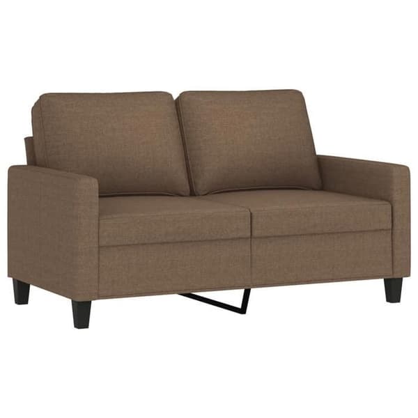 Maison Exclusive - Sæt af 3 sofaer med puder Brun Stof