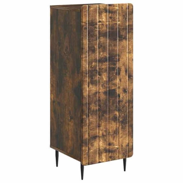 Buffet - EKSKLUSIVT HUS - 34,5 x 33 x 92 cm - Røget eg - Ingeniørtræ - Modulerbare hylder Rökt ek