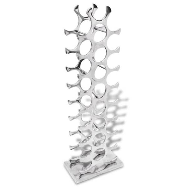 Maison Exclusive - Flaskeholder i Aluminium Sølv 27 flasker Silver
