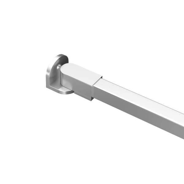 Støttearme til badeindhegning - Eksklusivt hjem - Rustfrit stål - 57,5 cm - Til glas 4–6 mm Silver