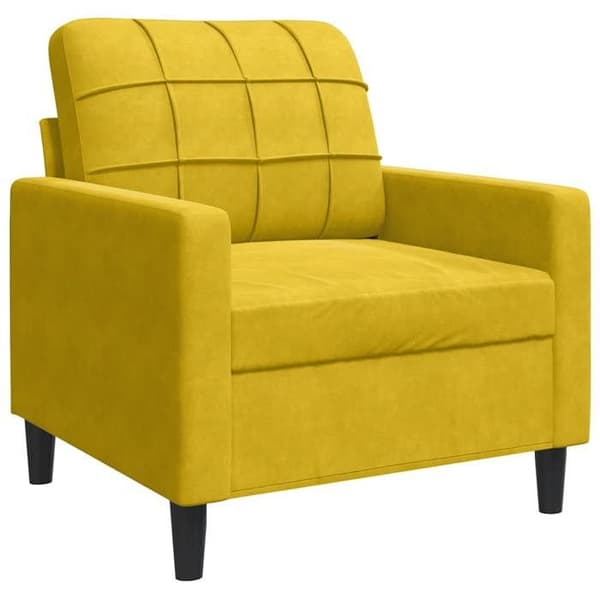 Maison Exclusive - Gul Fåtölj 60 cm Sammet