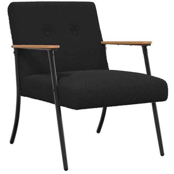 Maison Exclusive - sort stofstol der ligner boucle uld