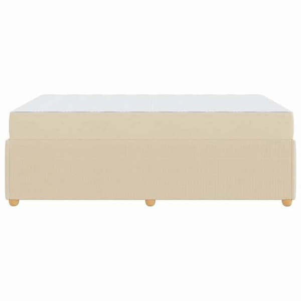 Maison Exclusive - Sängram Creme 120 x 190 cm tyg Grädde