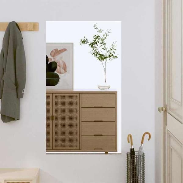 Maison Exclusive - Väggspegel 50x80 cm Rektangulär Glas