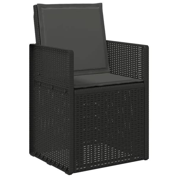 Maison Exclusive - Sæde- og rygpuder Polyester Antracit 47 x 45 x 2 cm