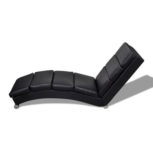 Maison Exclusive - Sort Similicuir Chaiselong