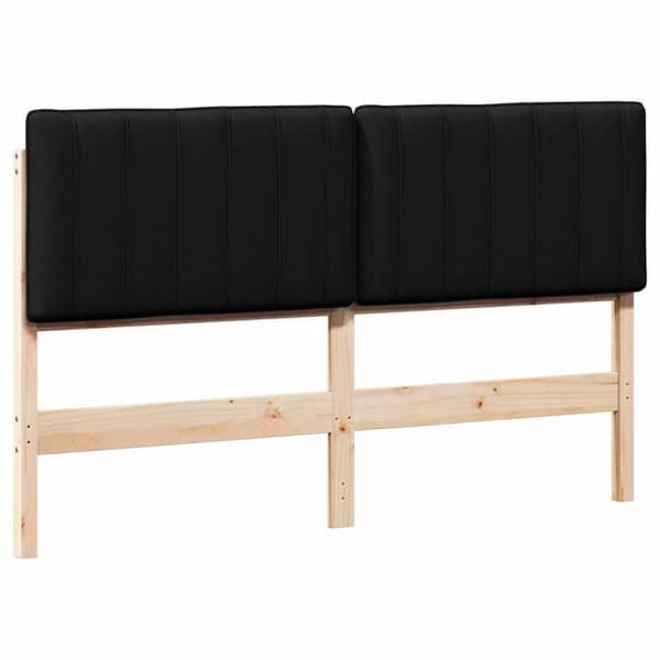 Hovedgærde - EKSKLUSIV HUS - Rektangulær - Massiv fyr - 150 cm - Brun og sort Brun och Svart
