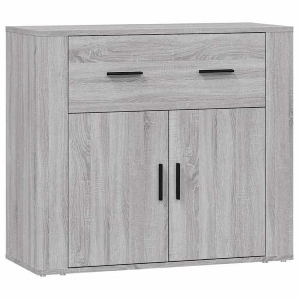 Maison Exclusive - Buffet Sonoma grå 80x33x70 cm Ingeniørtræ