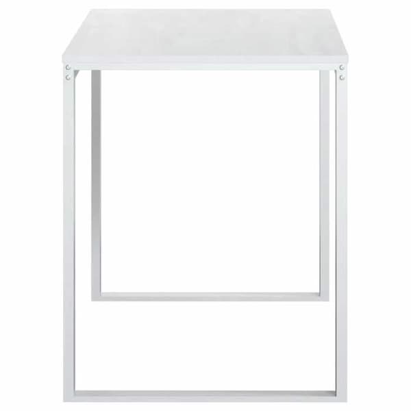 Maison Exclusive - Computerbord hvid 110 x 60 x 73 cm spånplade