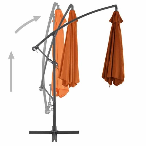 Maison Exclusive - Parasolforkant med aluminiumsstang