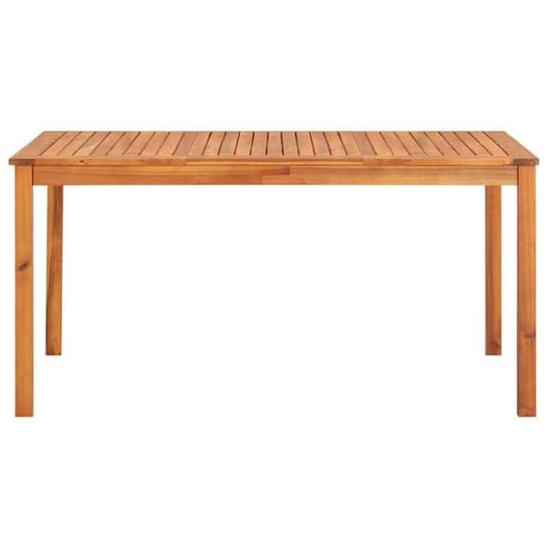 Havemøbel - EKSKLUSIV HUS - 150 x 90 x 74 cm - Massiv akacie - Rektangulær - Nem at samle