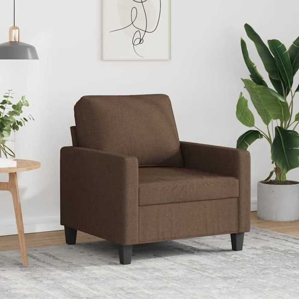 Maison Exclusive - Brun Stol 60 cm Stof