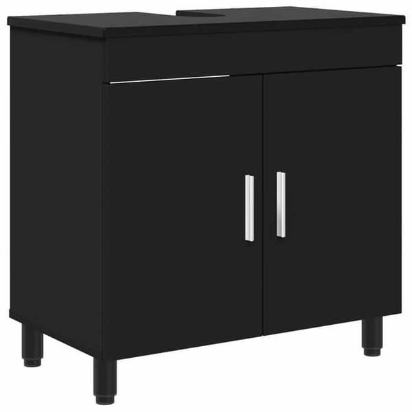 Maison Exclusive - Badeværelsesvaskeskab Sort 60 x 35 x 60 cm