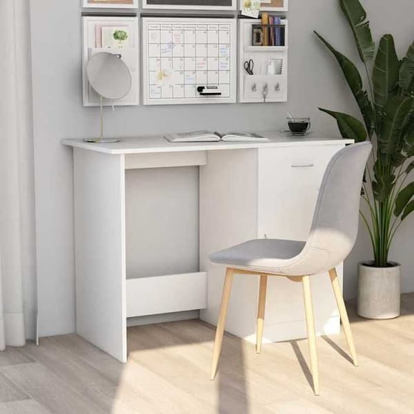 Maison Exclusive - Kontor Vit 100x50x76 cm Ingenjörsträ
