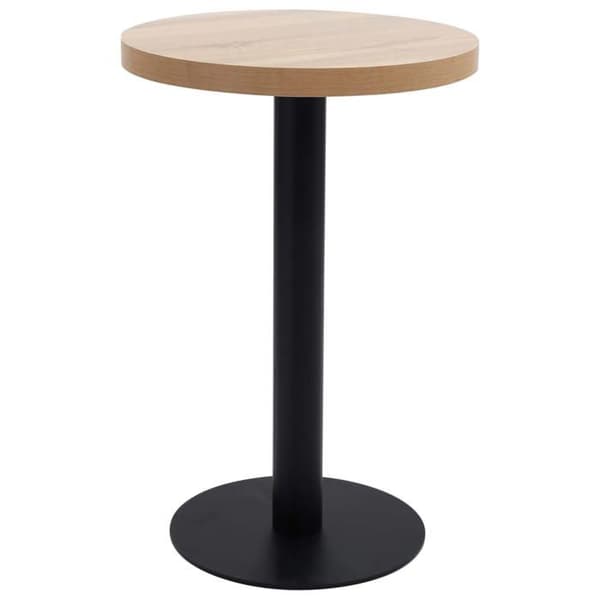 Maison Exclusive - Ljusbrun bistrobord 50 cm MDF
