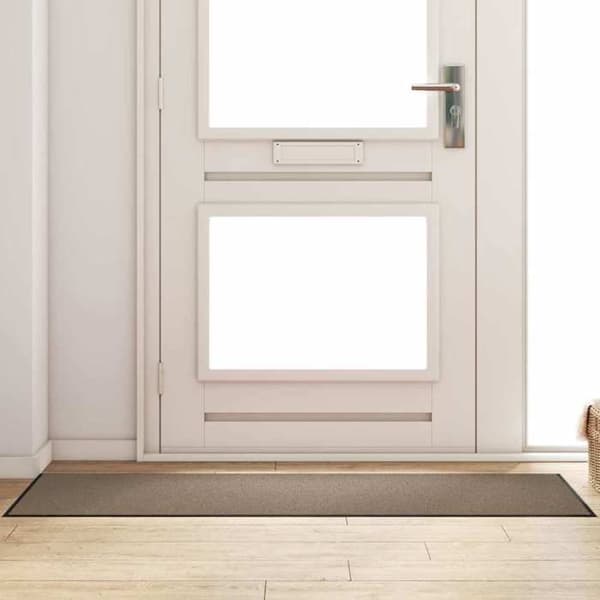 Maison Exclusive - Beige ja Musta Sisäänkäyntimatto 60 x 180 cm 100% Polyamidia
