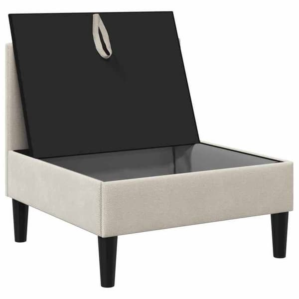 Maison Exclusive - Central soffa med förvaring Avoine 70 x 70 x 82 cm Sammet Havre