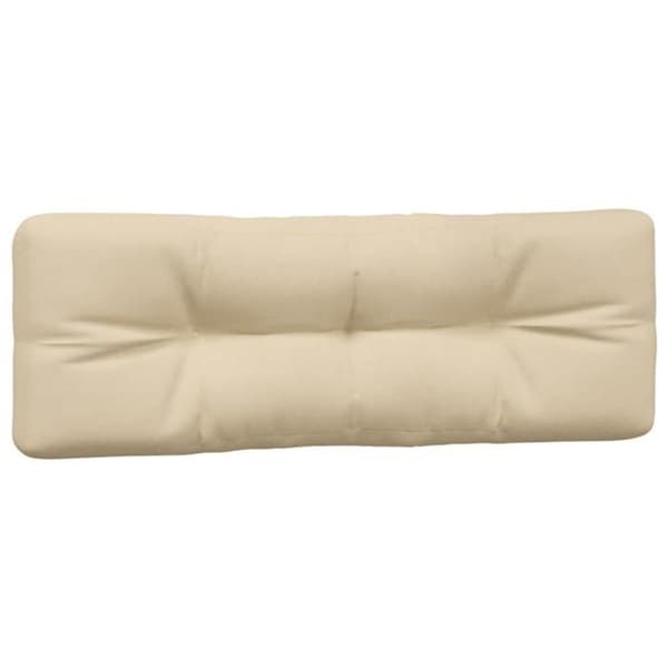 Maison Exclusive - Palettityynyt 2 kpl beige kangas