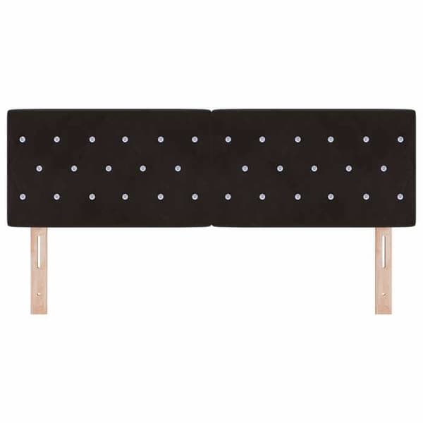 Maison Exclusive - Sort Hovedgærde 144 cm Velour