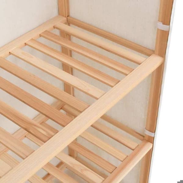 Maison Exclusive - Garderobe med 3 niveauer 79 x 40 x 170 cm