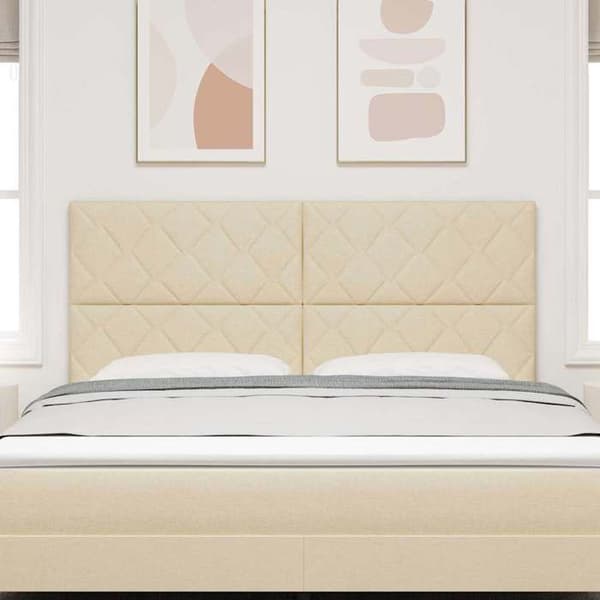 Maison Exclusive - Hovedgærde Creme 180 cm stof