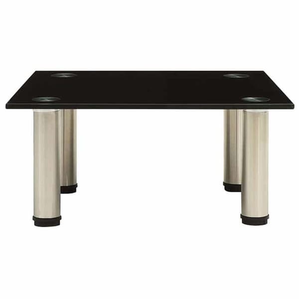 Maison Exclusive - TV-møbel Sort 40x35x17 cm Tempereret glas