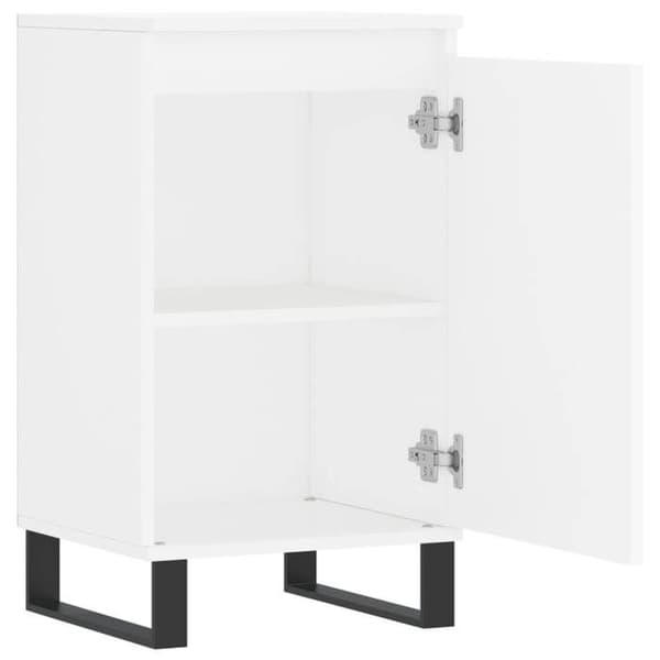 Maison Exclusive - Vit buffé 40x35x70 cm i ingenjörsträ