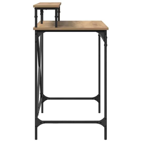 Maison Exclusive - Håndlavet egetræskontor 80 x 50 x 90 cm Ingeniørtræ