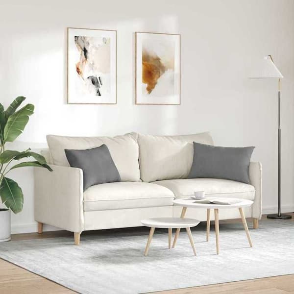 Sofa puder - EKSKLUSIV HUS - Sæt af 2 - 60 x 40 cm - Mørkegrå - Rektangulære Mörkgrå