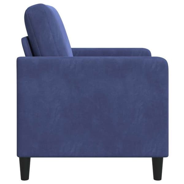 Maison Exclusive - Sofa med opbevaring Blå politistørrelse 72 x 78 x 87 cm Polyester