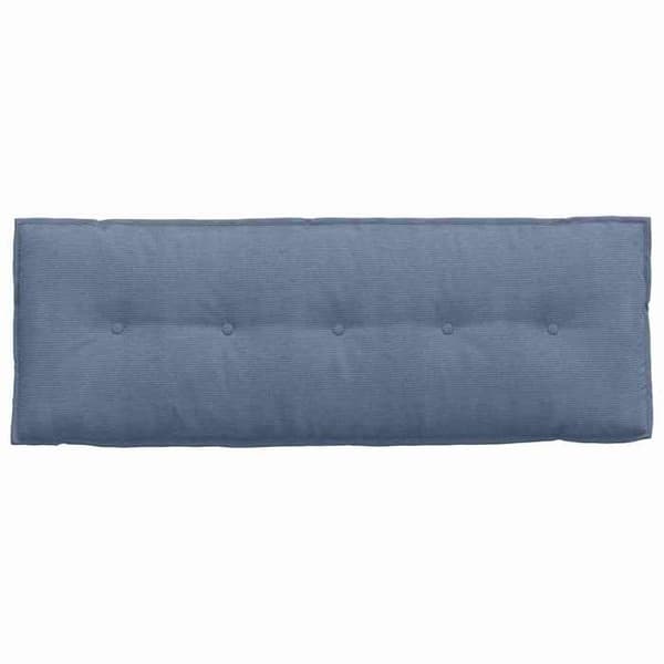 Maison Exclusive - Blå Ryggkudde 140 x 50 cm Tyg i ribbat sammet
