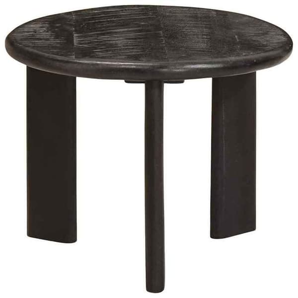 Sofaborde i stabelbare sæt - MAISON EXCLUSIVE - Model 3 stk Ø54 x H40 cm - Hvid - Stabelbare - Rund form