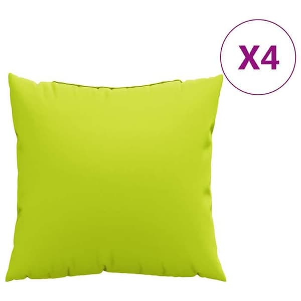 Maison Exclusive - Sofa puder 4 stk lys grøn 60x60 cm i stof