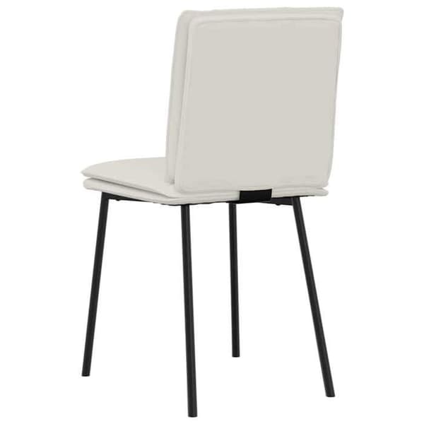 Maison Exclusive - Matstolar set om 2 Creme Sammet