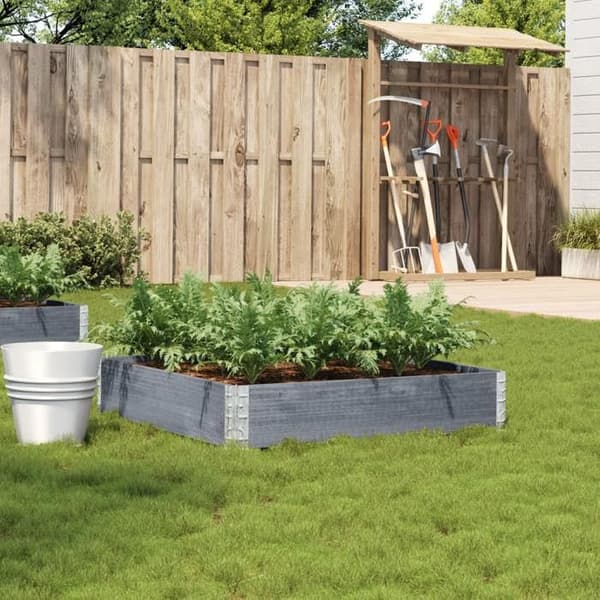 Jardinière - MAISON EXCLUSIVE - Pino - Harmaa - 100×100 cm Grå