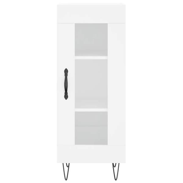 Maison Exclusive - Buffé hög Vit 34,5x34x180 cm Ingenjörsträ