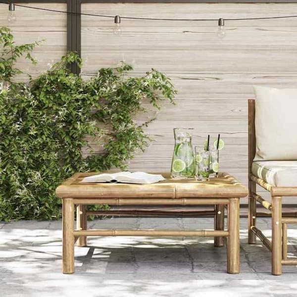Maison Exclusive - Trädgårdsbord 65x65x30 cm Bambus