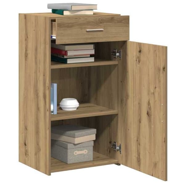 Buffet - EKSKLUSIVT HUS - Håndlavet eg - 50 x 42,5 x 93 cm - Spånplade - Moderne design