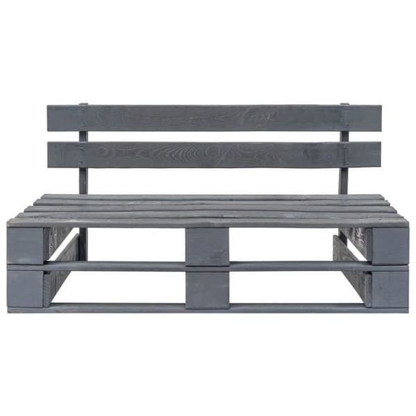 Maison Exclusive - Central sofa have til haven Grå trykimprægneret fyrretræ Grå