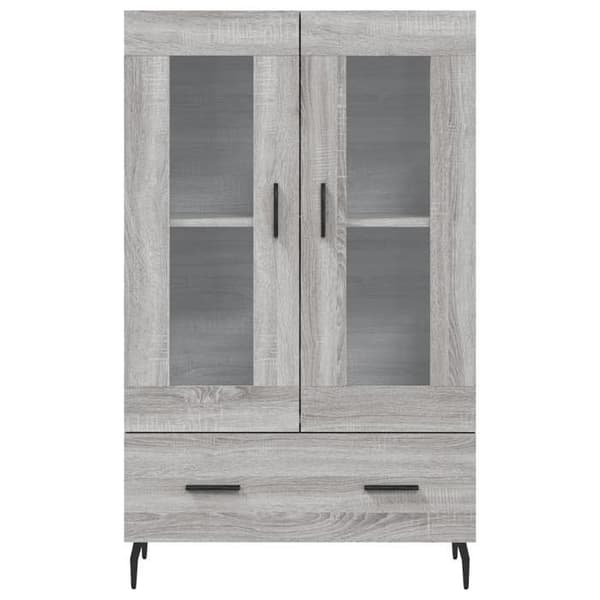 Maison Exclusive - Buffé hög sonoma grå 69,5x31x115 cm ingenjörsträ