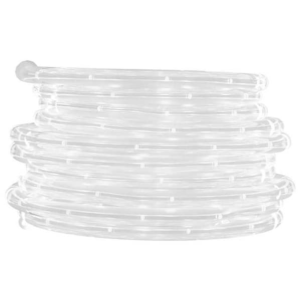 Maison Exclusive - Lysledning med 480 LED Kold hvid 20 m PVC Vit kyla