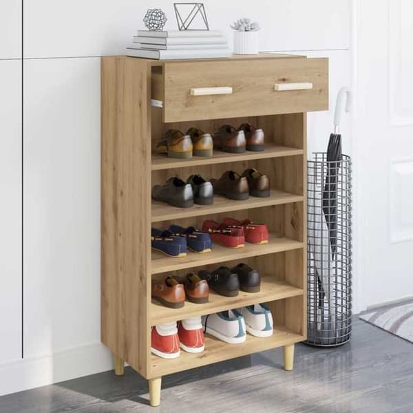 Maison Exclusive - Skoskåp 60 x 35 x 105 cm Ingenjörsträ