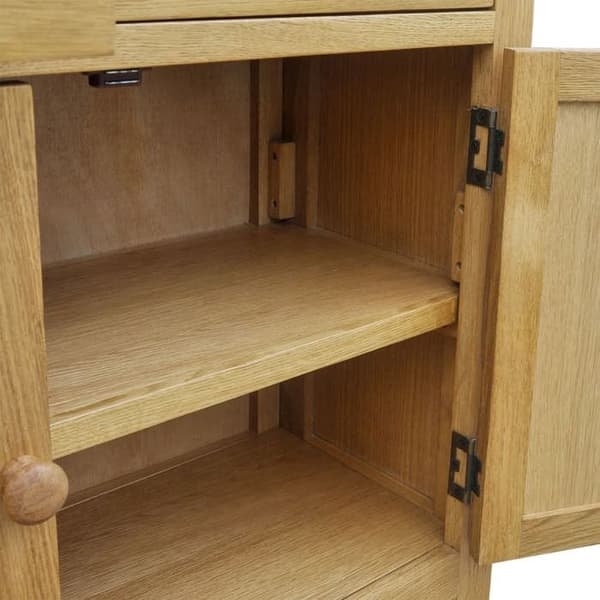 Maison Exclusive - Buffé 90 x 33,5 x 83 cm Massivt ekträ