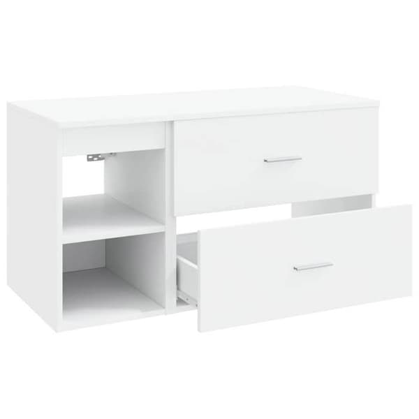 Maison Exclusive - Badmöbelset 2 delar Vit