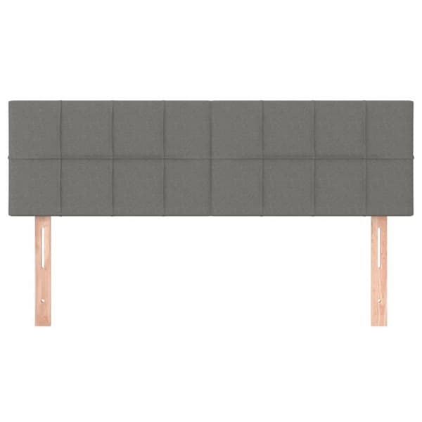 Hovedgærde - Maison Exclusive - Mørkegrå - Indbygget LED - 144x5x78/88 cm mörkgrå